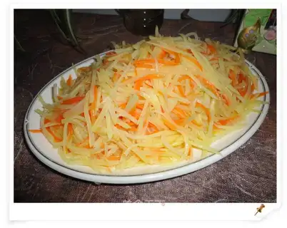 stir-fried double shredded silk