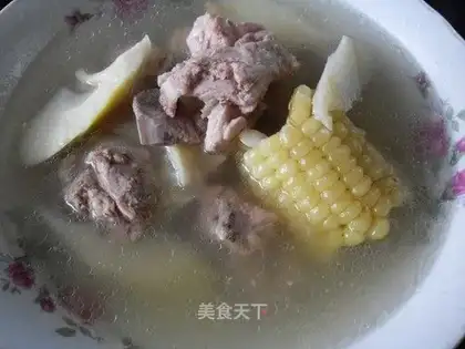 Rib corn soup