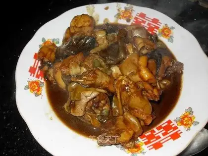 Braised bullfrog