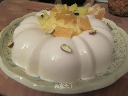 almond milk pudding