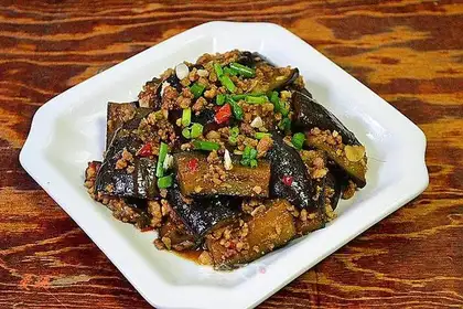 Minced pork and eggplant