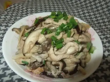 Double mushroom slices