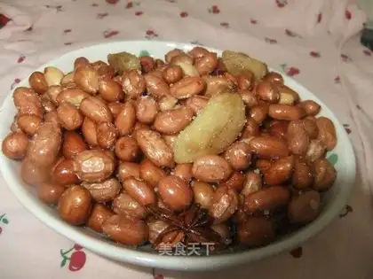 Garlic peanuts