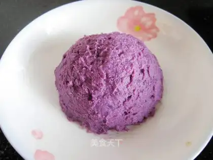 creamy purple potato mashed