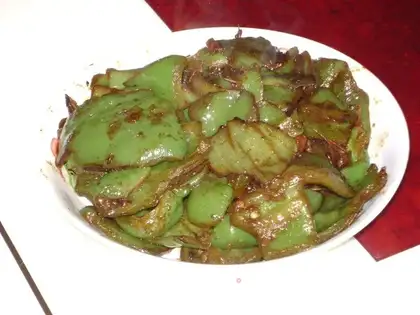 Tomato pepper with tiger skin flavor