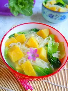 Sweet potato noodles in original soup