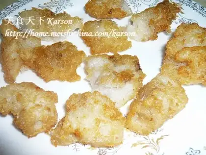 Homemade fish tofu