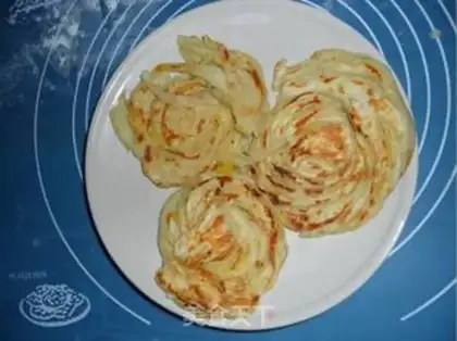 Make Durian scallion pancake step 8