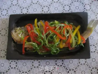 Make Steamed yellow croaker step 11