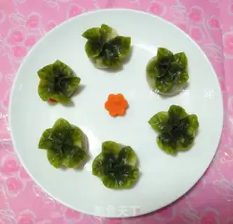 Make steamed dumplings with steamed cabbage step 9