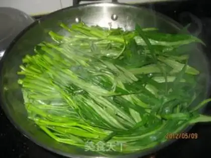 Make Garlic minced vegetables step 1
