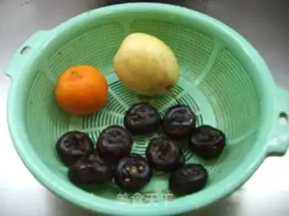 Make Horseshoe pear orange water step 0