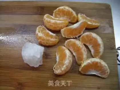 Make Horseshoe pear orange water step 3