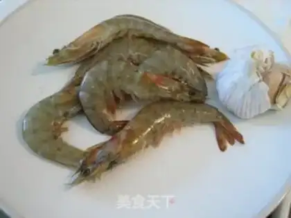 Make Shrimp with garlic step 0