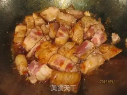 Make braised pork step 4