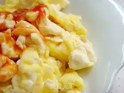 Make tender tofu egg step 3