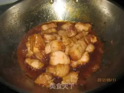 Make braised pork step 5
