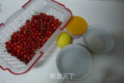 Make Homemade cherry jam step 0