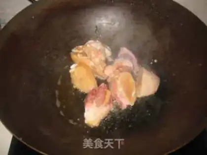 Make Stewed chicken fin with mushroom step 2