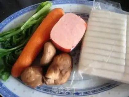 Make fried rice cake step 0