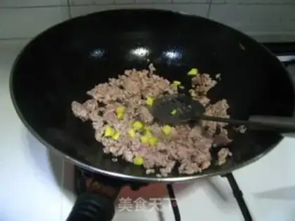 Make Love with Minced Pork with Hangjiao step 7