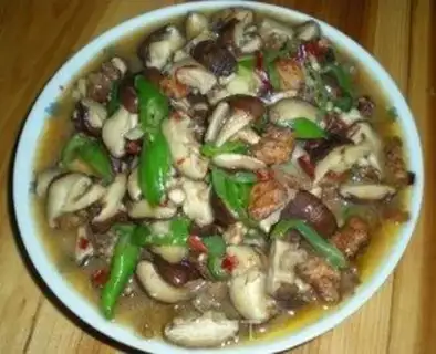 Make stir-fried pork with mushroom step 8