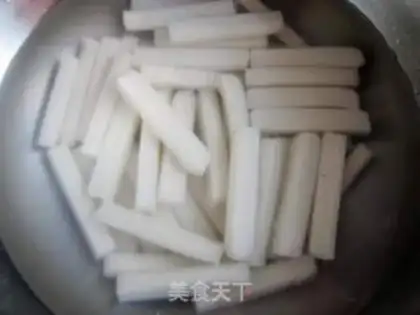 Make fried rice cake step 3