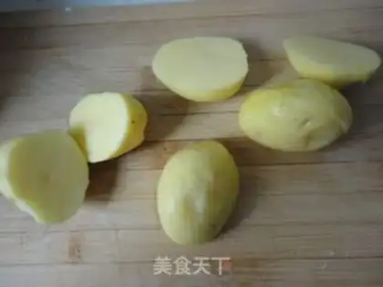 Make Chinese toon mashed potatoes step 1