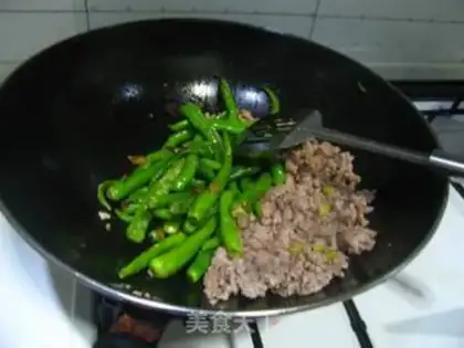 Make Love with Minced Pork with Hangjiao step 9