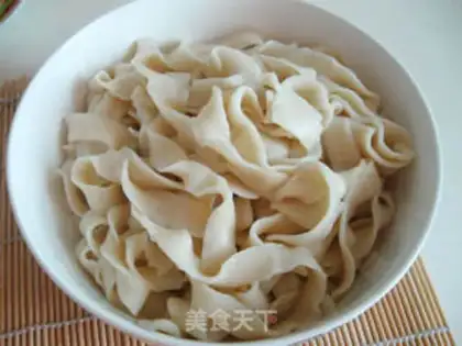 Make Noodles with diced pork and diced pork step 7