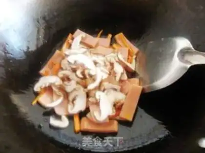 Make fried rice cake step 7