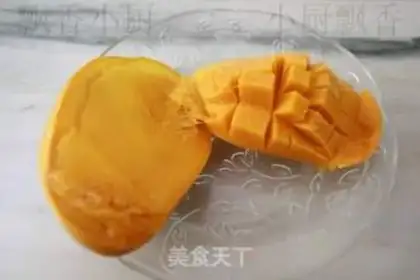 Make Crystal mango jelly step 1