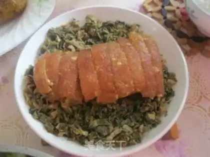 Make braised pork with dried vegetables step 11