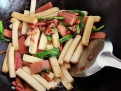 Make fried rice cake step 10