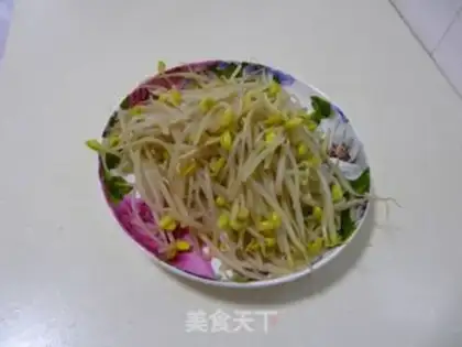 Make Korean salad soybean sprouts step 0