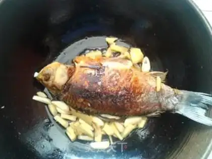 Make Carp tofu step 2