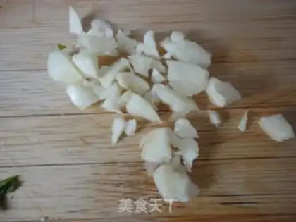 Make Cold Chinese toon tofu skin step 2