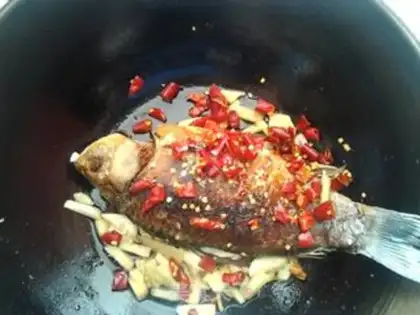 Make Carp tofu step 3