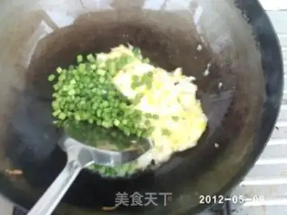 Make egg fried rice step 7