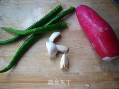 Make stir-fried shredded radish step 0