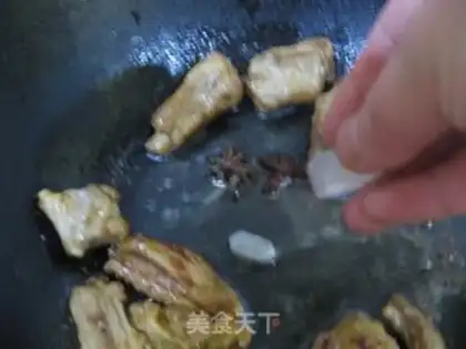 Make Pineapple ribs boat step 13