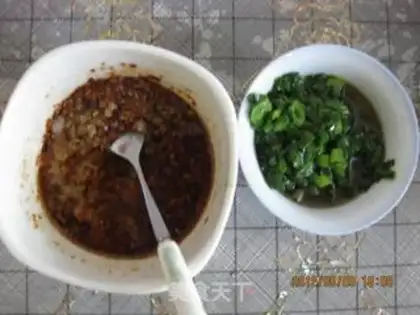 Make Steamed noodles with alfalfa step 7