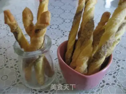 Make Sesame sugar pastry cookie stick step 0