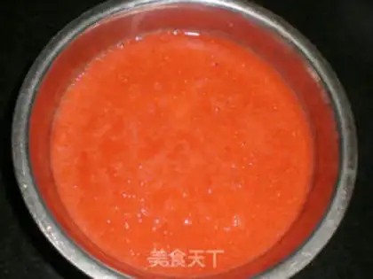 Make strawberry ice cream step 3