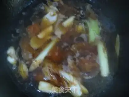 Make Pineapple ribs boat step 17