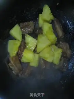 Make Pineapple ribs boat step 19