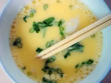Make Steamed egg with white ginseng step 3