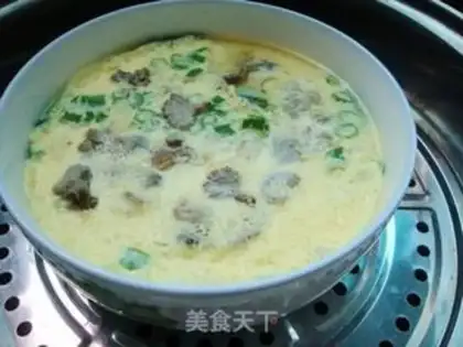 Make Steamed egg with white ginseng step 4