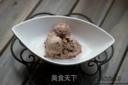 Make chocolate ice cream step 2