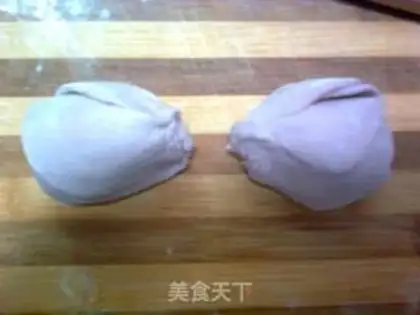 Make Mulberry rose steamed buns step 12